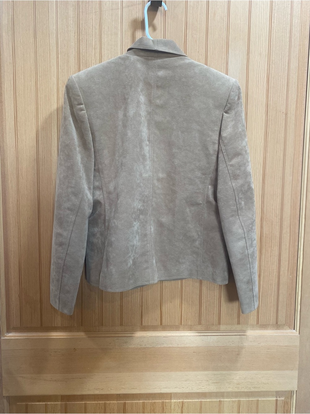 Vintage Russell Taylor Tan Suede-Look Women's Jacket - Picture 5 of 11